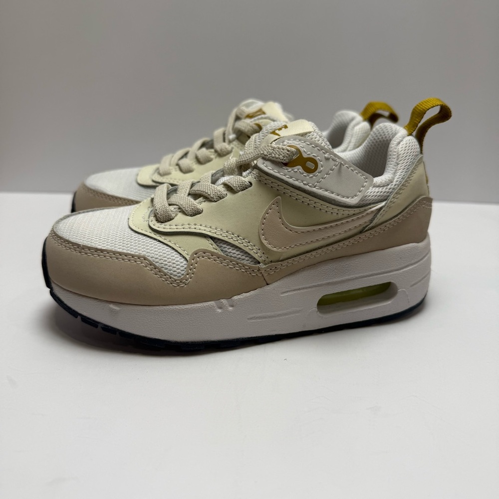 Kids Nike Air Max 1 Easy On (Phantom White Orewood Brown)
